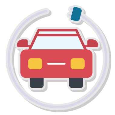vektör olarak araba simgesi