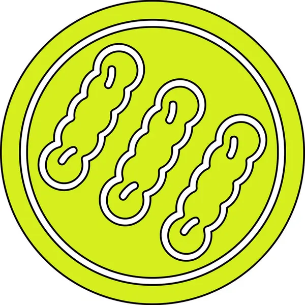 Sosis. Web simgesi basit illüstrasyon