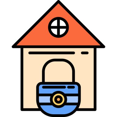 Ev binası. Basit resimleme