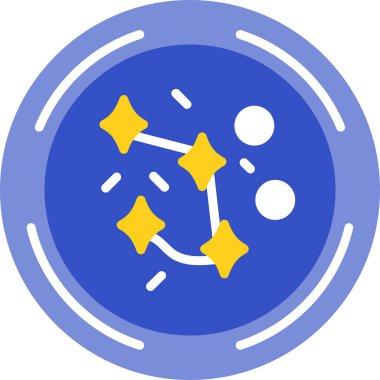 Bir yıldız simgesinin vektör illüstrasyonu