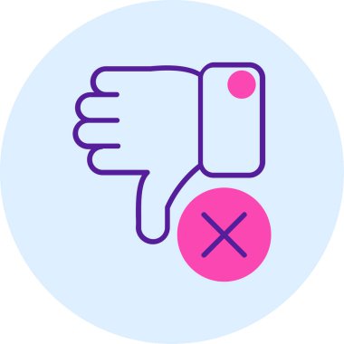 Eğil. Web simgesi basit illüstrasyon