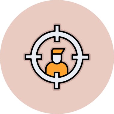 Modern bir simgenin vektör illüstrasyonu