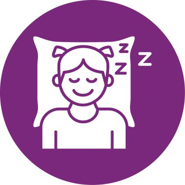 Yastıklı uyuyan kız