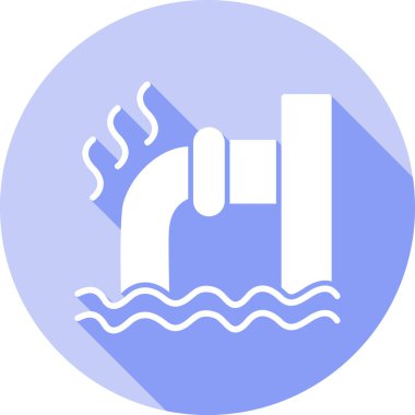 Su damlası. Web simgesi basit illüstrasyon