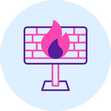 Bilgisayar. Web simgesi basit illüstrasyon