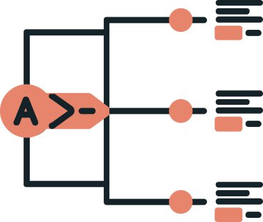 seo modern simgesinin vektör illüstrasyonu