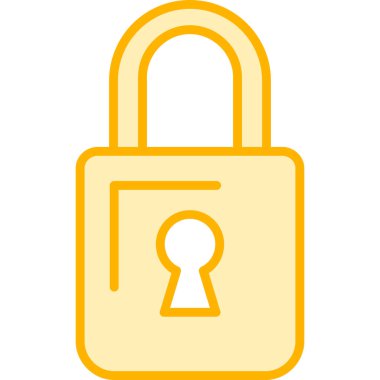 ikon vektör illüstrasyonunu kilitle