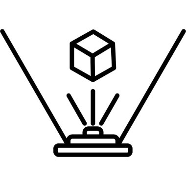 Bir uydunun çizgi simgesi