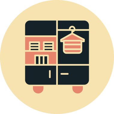 Bir alışveriş simgesinin vektör çizimi