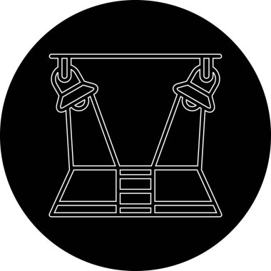 Modern b 'nin vektör illüstrasyonu eksik simgesi