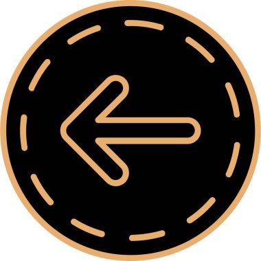 ok yönü sağ simgesi - taslak biçimi