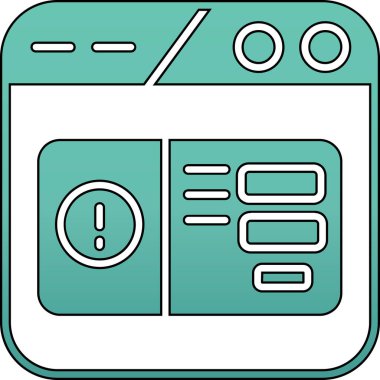 tarayıcı tarayıcı simgesi, vektör illüstrasyon tasarımı