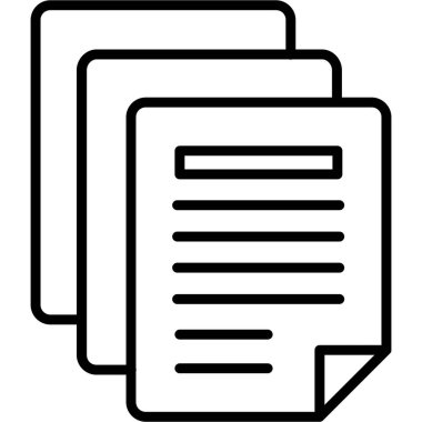 dosya dizini simgesi, vektör illüstrasyonu