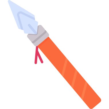 bıçak düz vektör simgesi