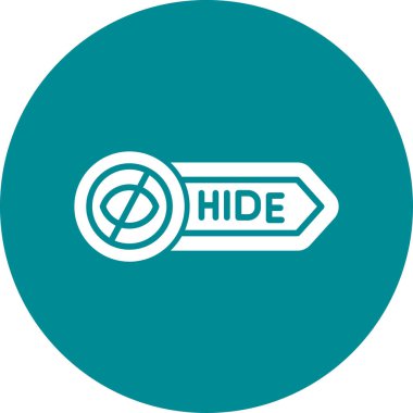 Benzersiz uyarı vektörü simgesi