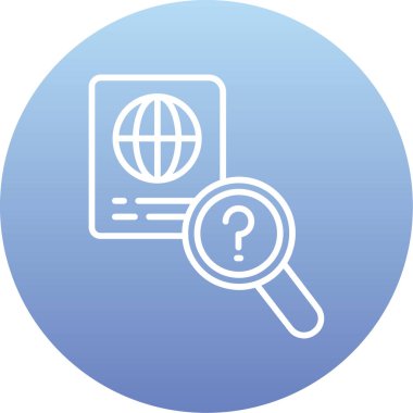 Ara. Web simgesi basit illüstrasyon