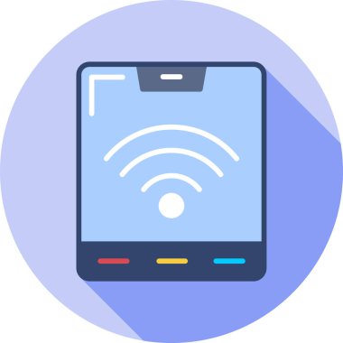 Akıllı telefon. Web simgesi basit illüstrasyon