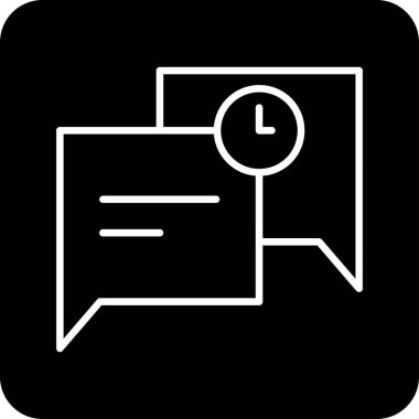 zaman web simgesi, vektör illüstrasyonu