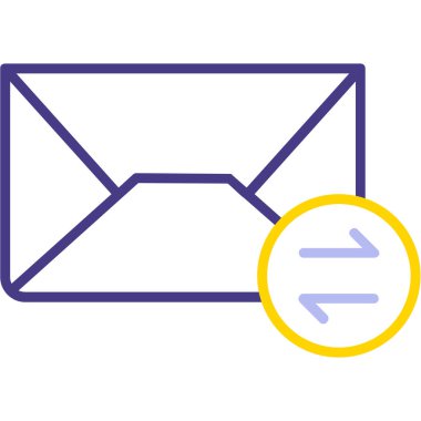 e- posta simgesi. beyaz arkaplanda izole edilmiş web tasarımı için e-posta vektör simgesi