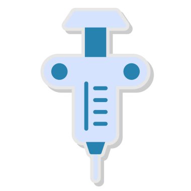 Tıbbi bir simgenin vektör illüstrasyonu