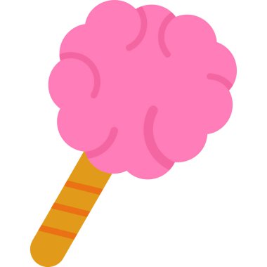 Dondurma. Web simgesi basit illüstrasyon