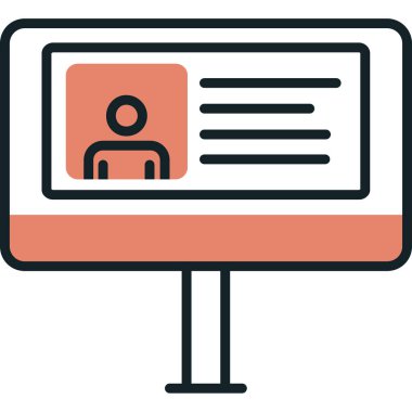 Web tasarım simgesi, iş konsepti vektör illüstrasyonu