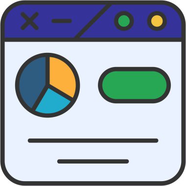 analitik analitik iş simgesi