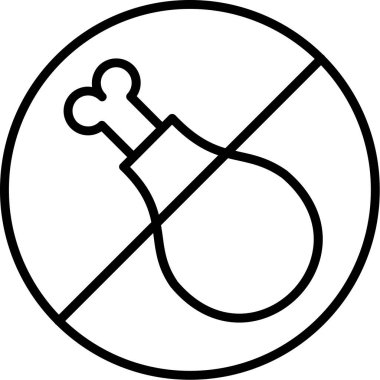 Gıda simgesinin vektör illüstrasyonu