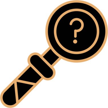 Arama simgesi vektör illüstrasyonu