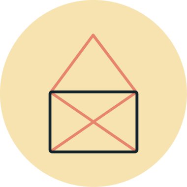 e- posta simgesi vektör illüstrasyonu