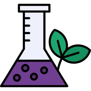 Matara şişesi laboratuvar simgesi