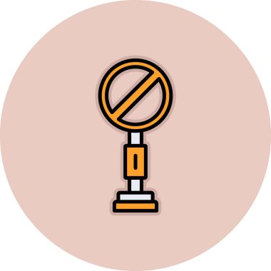 Dur tabelası. Basit tasarım