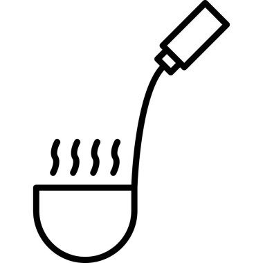 test tübü ikon vektör çizimi