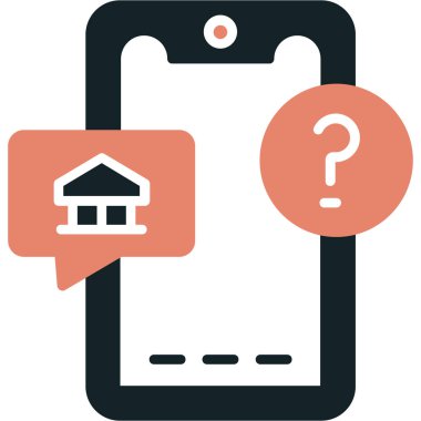 banka simgesi vektör illüstrasyonu