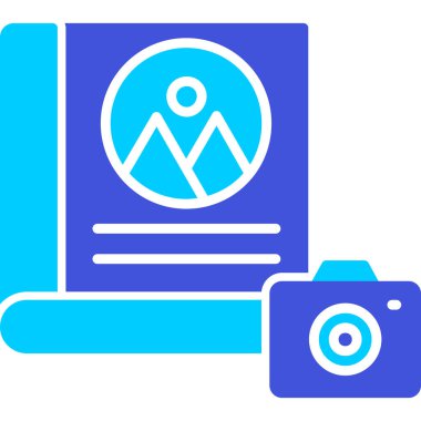 fotoğraf makinesi simgesi, vektör illüstrasyonu