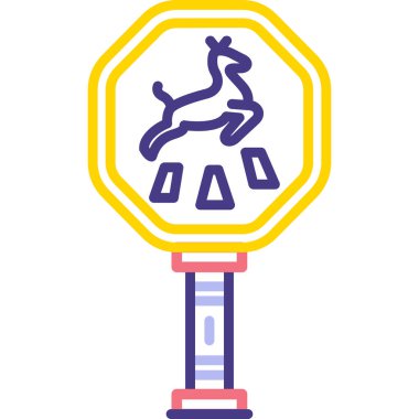 Trafik ışığı simgesi. Vektör çizim