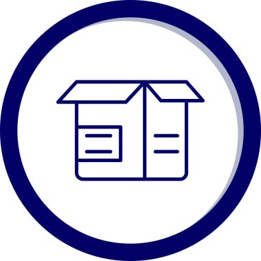 Teslimat. Web simgesi basit tasarım