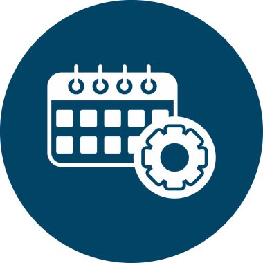 Takvim. Web simgesi basit illüstrasyon