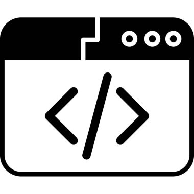 veri analiz vektörü glyph düz simgesi