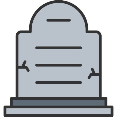 Cadılar bayramında tabut cadılar bayramı kutlaması simgesi - ana kategori