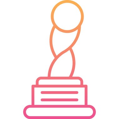 Ödülü Kupası simge vektör çizim