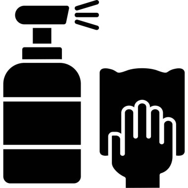 Sprey. Web simgesi basit tasarım