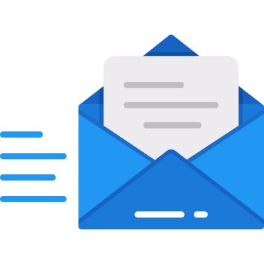 e- posta iletisi vektör illüstrasyonu