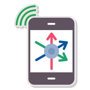 wifi vektör renk simgesi