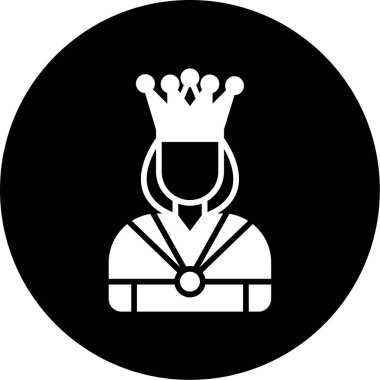 taç simgesi vektör illüstrasyonu