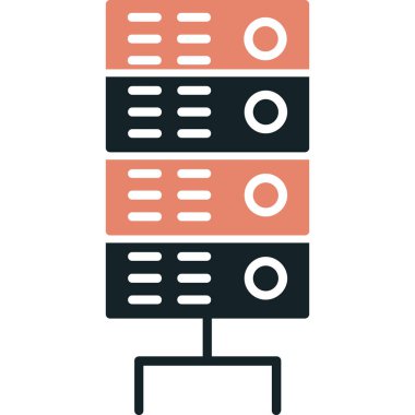 sunucu simgesi, basit tasarım