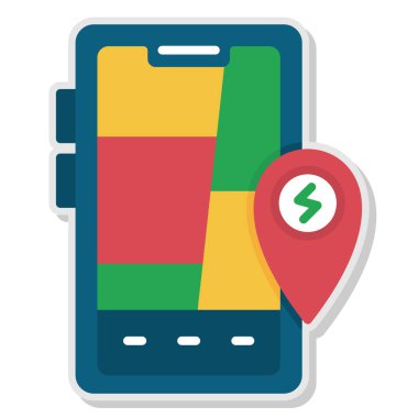 akıllı telefon konumu konum simgesi simgesi