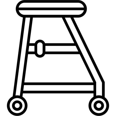 El arabası ikonu. beyaz arkaplanda izole edilmiş web tasarımı için alışveriş arabası vektör simgesi