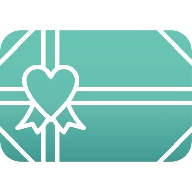 Hediye kutusu simgesi. düz dizayn biçimi 10