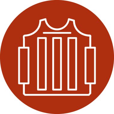 Kumaş. Web simgesi basit illüstrasyon